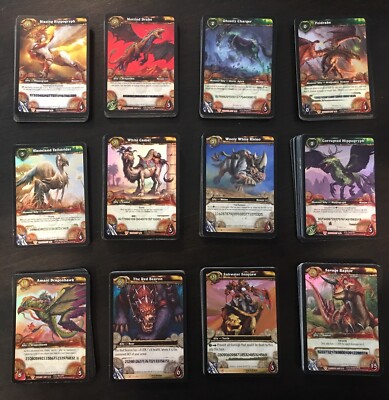 USED World of Warcraft TCG RARE loot cards ALL TOP MOUNTS - Feldrake  Corrupted +