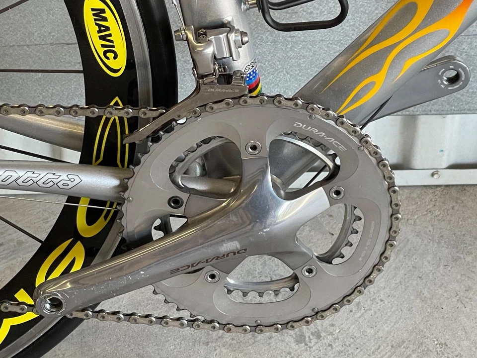 Bicicleta de triatlón de titanio Serotta CXII talla 52 Foto 2 de 4