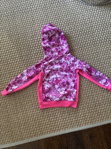 Nike Girls 1972 Graphic Hoodie Hooded Sweatshirt Pink Purple Therma-Fit Size 6 - Picture 4 of 8