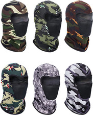 6 Pack Pasamontanas Calavera Pasamontanas Militar Mascara Para El Frio De Moto