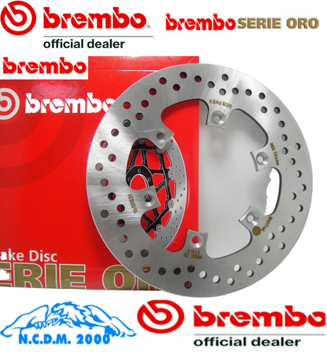 Disque De Frein Arrière Brembo Serie Oro Pour Kawasaki KX 125 (1988 à 2002) - Neuf Italie - Garantie 2 Ans