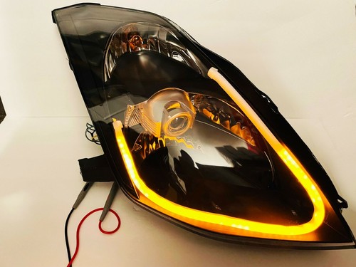 For Nissan 2003 2004 2005 350Z Z33 Custom Projector LED Headlights (6-Pin) - Picture 2 of 4
