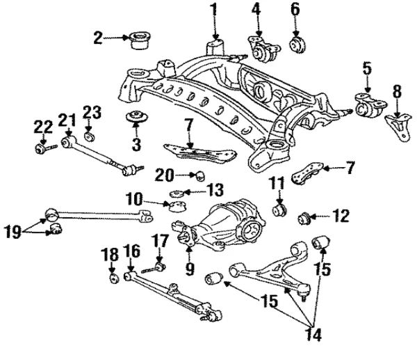 TOYOTA SUPRA Lexus SC300 400 Arm Upper Control Rear RightGenuine 48770-19025 - Image 2 of 2