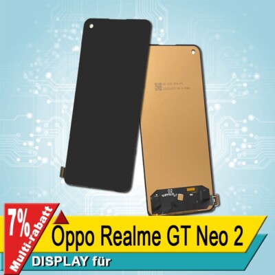 Display Für Oppo Realme GT Neo 2 Bildschirm Incell Schwarz