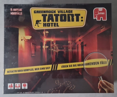 Tatort, Familienspiel, Partyspiel, ab 12 Jahre, Jumbo, Knifflige Mordfälle