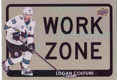 2021-22 Upper Deck Work Zone #37 Logan Couture