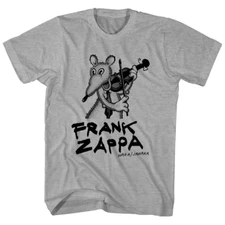 Frank Zappa in Concert Tour T-shirt Grey Unisex All Sizes 20