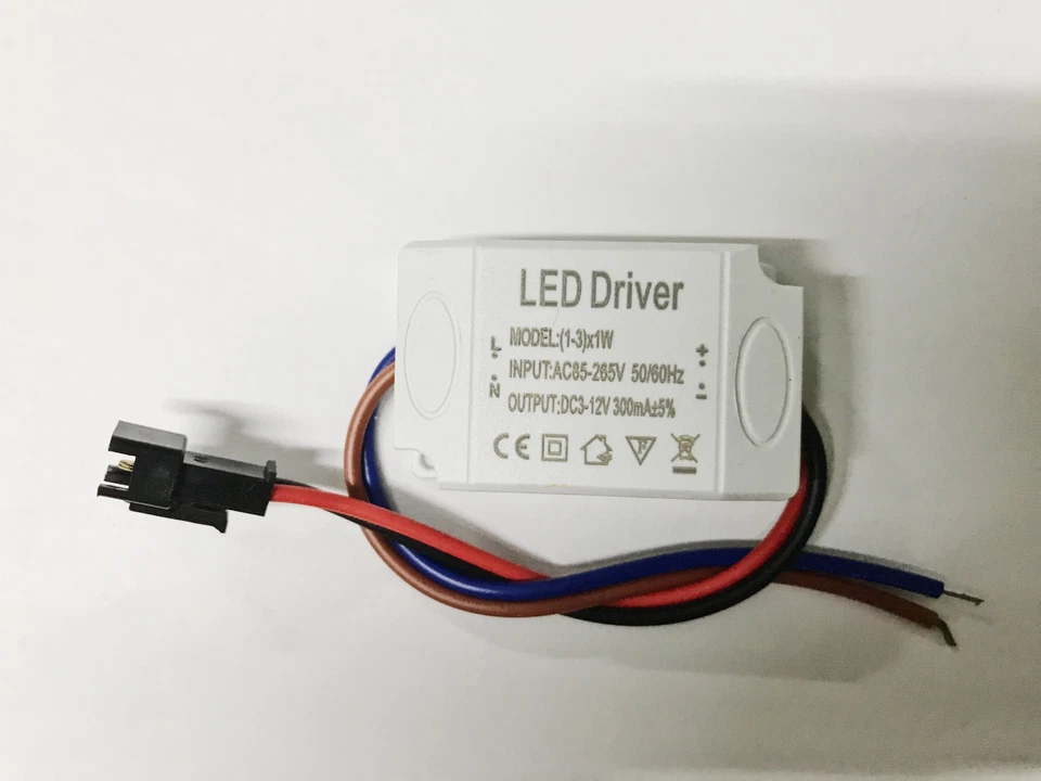 1-3W 4-7W 8-12W 12-18W 36W 300mA AC-DC Transformator LED Driver Netzteil Trafo - Image 3 of 4