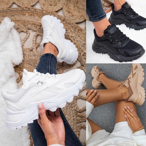 retro platform sneakers