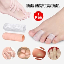 2PC Silicone Gel Little Toe Tube Corns Blisters Corrector Gel Bunion Protection?
