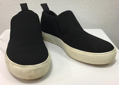 james perse Black Smooth Scuba Zuma Run Slip On Sneaker Size 