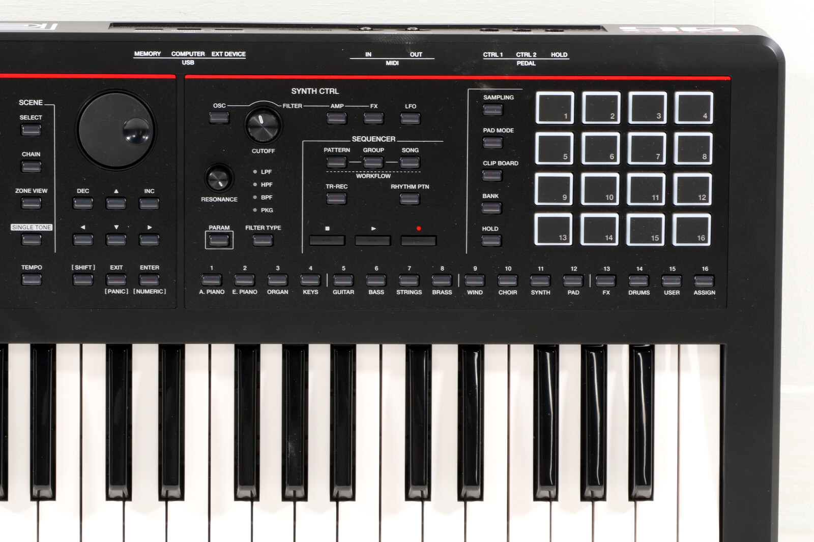 Roland FANTOM06 61key Music Workstation Keyboard Black eBay