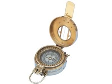 Antique Nautical Brass Military Compass Vintage Collectible Decor Gift Item
