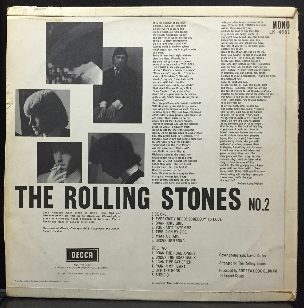 The Rolling Stones UKオリジナル Decca 深溝 Mono The Rolling Stones UKオリジナル Decca 深溝 Mono