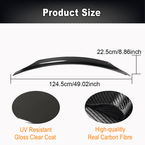 Carbon Heckspoiler für Mecedes CLS W218 C218 CLS63 12-17 FlügelLippe Spoiler - Picture 8 of 12