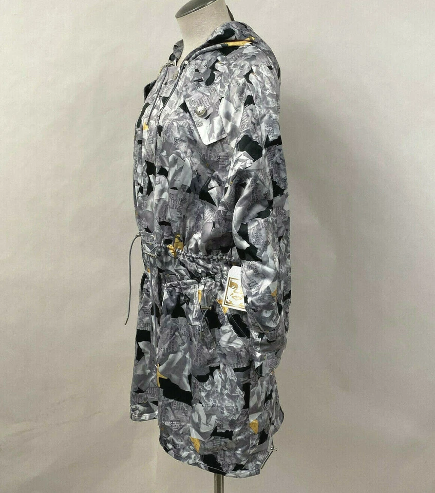 Obey x Debbie Harry женщин с капюшоном куртки вустер парка серый/черный размер S новый с Ярлыками - Изображение 4 из 4