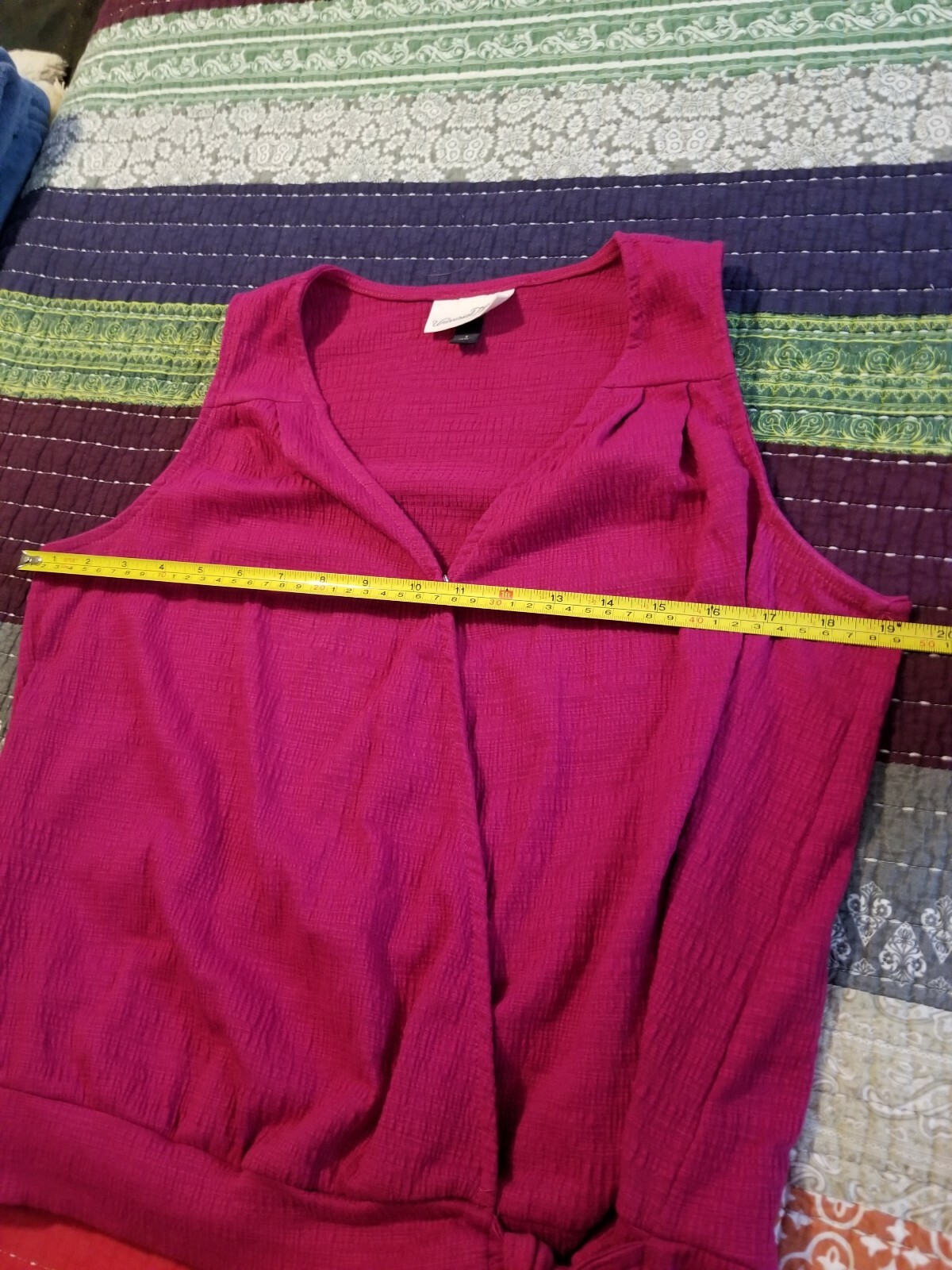 Universal Thread Women's Top Tie Bottom Small Fus… - image 5