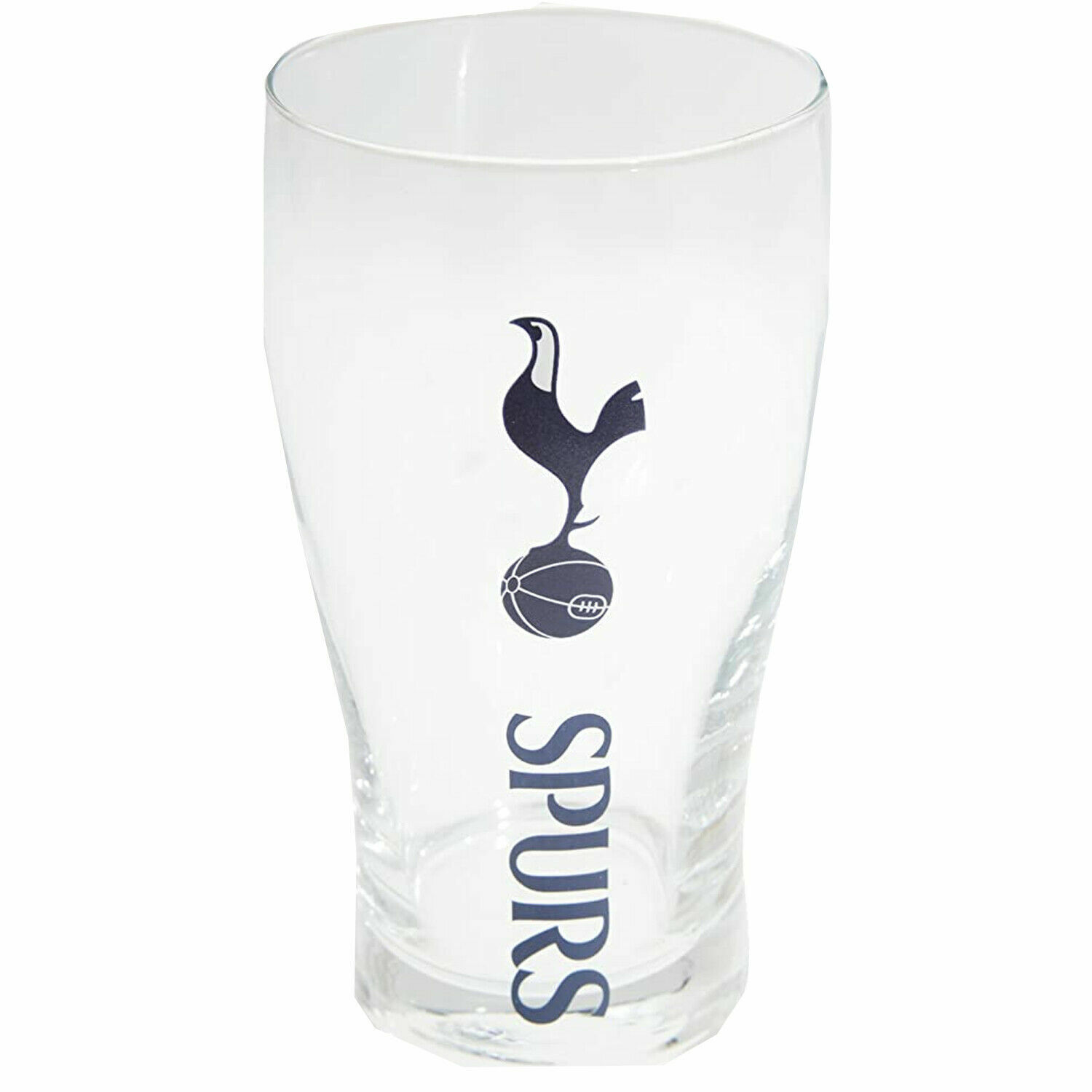 TOTTENHAM BEER GLASS TULIP PINT GLASS HOTSPUR SPURS FOOTBALL OFFICIAL LICENSED