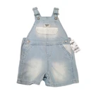 Oshkosh Baby Girl Overall Lace Blue Jean Denim