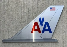 WOW!!! 21 Inch American Airlines Tail Wall Art
