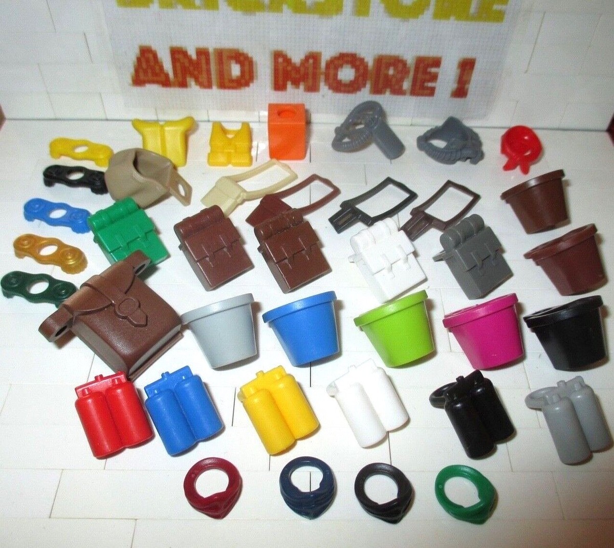 Lego - Minifig Utensil Backpack 2524 2526 4523 2610 97895 3838