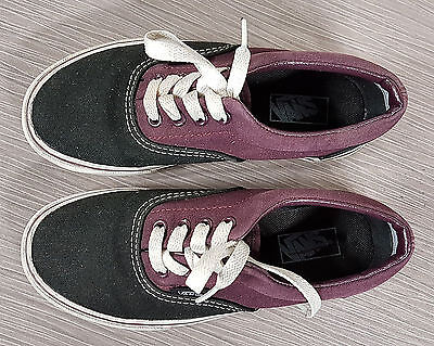 Vans 'Era - Two Tone' Sneaker, Purple & Black Childrens Size 13/30.5 (Ages  8-12)