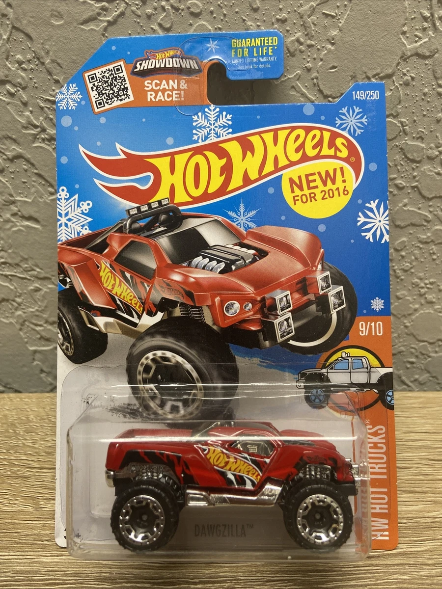 NIP HOT WHEELS HW HOT TRUCKS DAWGZILLA 9 10 Snowflake Card eBay