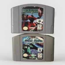 WarGods & Star Fox 64 (Nintendo 64 N64, 1997) Tested and Working - Free Ship