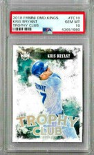 2018 Panini Diamond Kings Kris Bryant Trophy Club PSA 10
