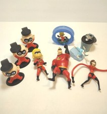 Mixed Lot with the Incredibles McDonald's Happy Meal Toys 9 pieces