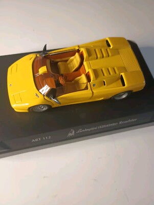  Detail Cars Art. 112 Lamborghini Diablo Roadster Yellow 1:43 Diecast
