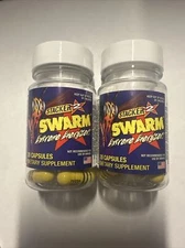 2 Bottles Swarm Extreme Energizer Weight Loss Supplement (40 Capsules) 10/26 USA