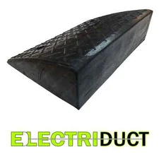 Electriduct Heavy Duty Rubber Curb Ramp - 4.3" / 5.25" Rise Height Options