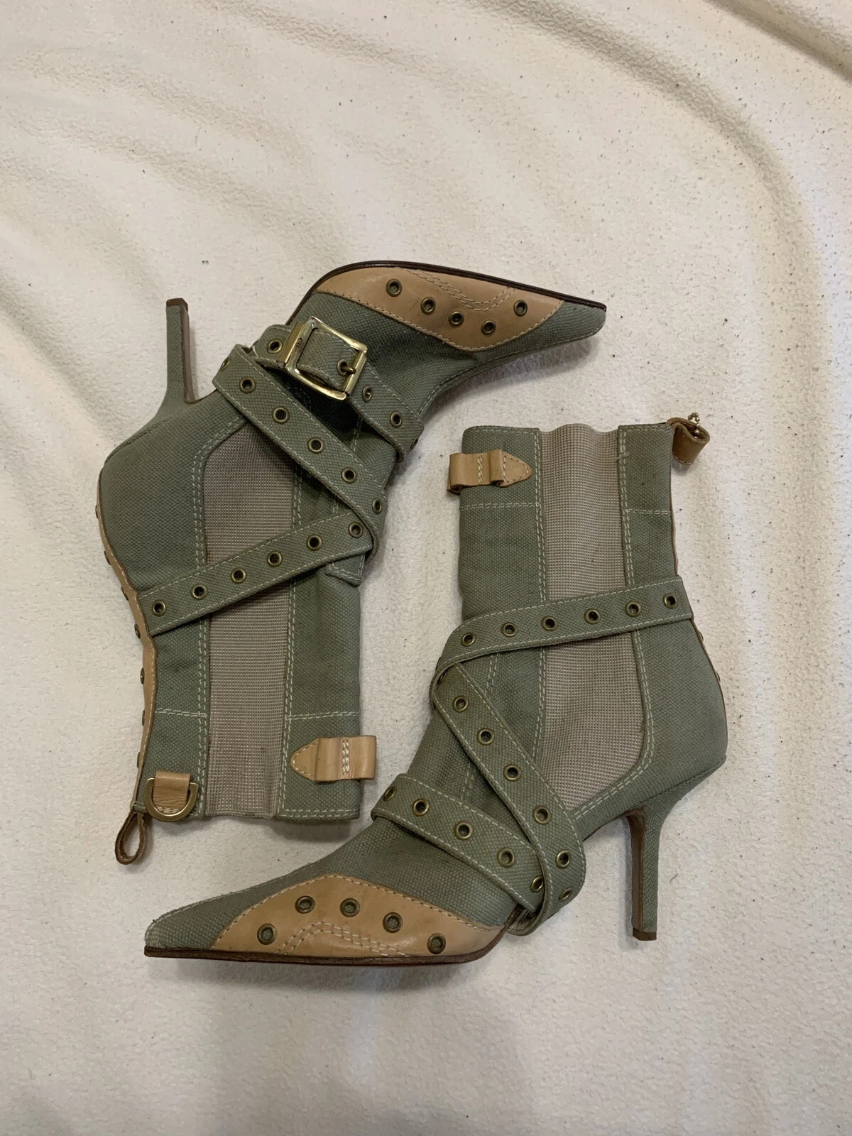 Vintage Christian Dior talons bondage John Galliano taille 37