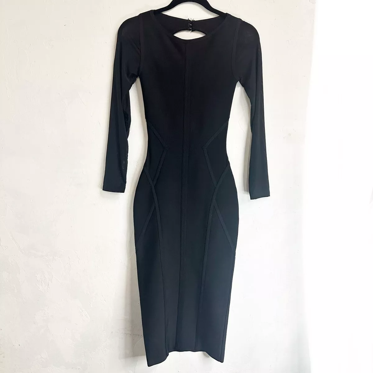 House of CB London Fitted Shear Dress Bodycon Open Back Open Back Women s XS