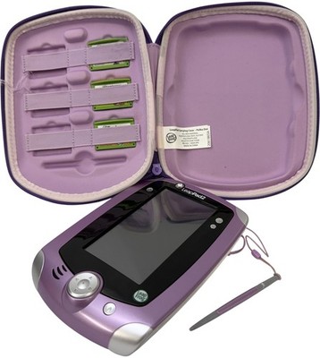 LeapFrog LeapPad2 Explorer Lerntablet mit 3 Spielen Lila Hülle