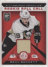 2013-14 Totally Certified Rookie Roll Call Red Jersey Beau Bennett #RR-BB 3ob