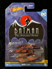 Hot Wheels Batman - Batman The Animated Series - Batplane (Red Camouflage)HDK70