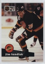 1991-92 Pro Set French Jim Sandlak #497 10ou