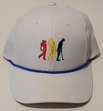 Drive Chip Putt Golf Tournament White Adjustable Mid Fit Cap Hat NEOT Unisex