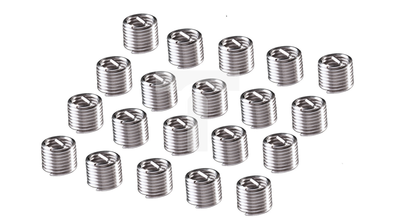 Steel inserts for M6 thread repair 20 pcs. 11-906