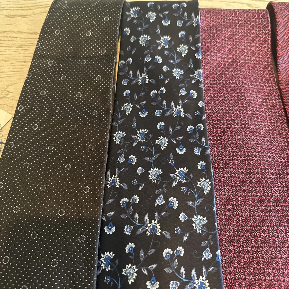 Lote de 8 corbatas de seda Italo Ferretti Silvi Marina Italia Foto 2 de 4