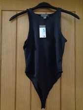 Women's Black Bodysuit Size S Primark New With Tag