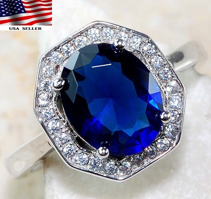 4CT Heat Treated Kyanite 925 Sterling Silver Ring Jewelry Sz 7 U1-6