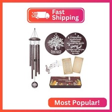 Memorial Gifts for Loss of Grandmother, 25''Memorial Wind Chimes for Loss of Gra