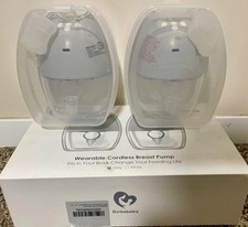 Bellababy BLA8039 Double Wearable Cordless Breast Pump - Gray Pack of 2 Pumps