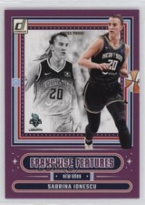 2025 Donruss WNBA Franchise Features Press Proof Purple Sabrina Ionescu #6 17zx