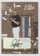 2004 Donruss Leather & Lumber Rookie Silver Signatures Jesse Harper Auto 0q3