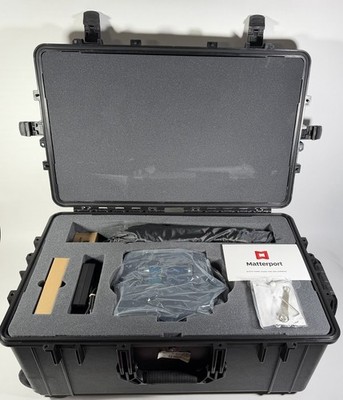 Matterport MC250 Pro2 3D Camera Bundle - Black  w/ Tripod + 30  Travel Hard Case