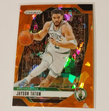 Panini Prizm 2024-25 Jayson Tatum #103 Celtics Orange Cracked Ice Prizm